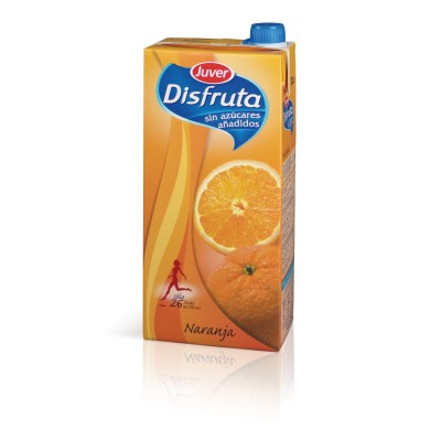 ZUMO DISFRUTA NARANJA BRIK 2L.