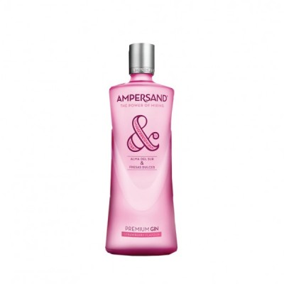 GINEBRA AMPERSAND STRAWBERRY 70CL.