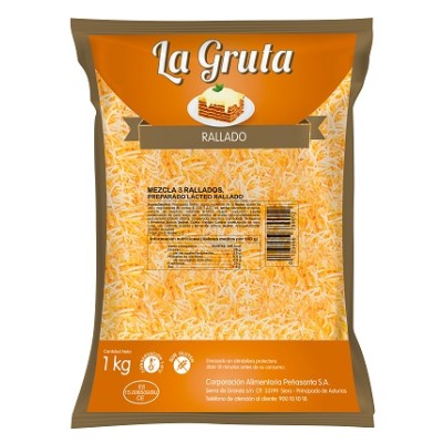 QUESO RALLADO MEZCLA 3 QUESOS ASTUR